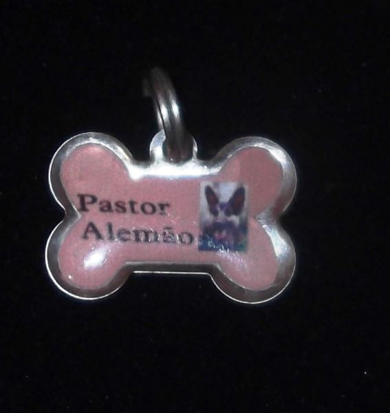 placa de identificação Pastor Alemão